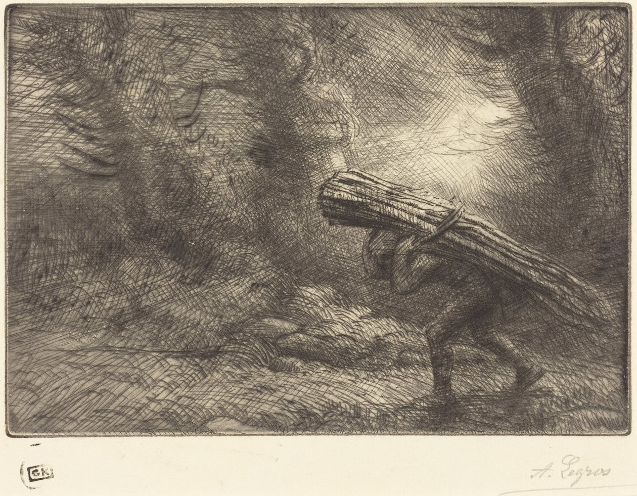 Regreso a la cabaña de Alphonse Legros