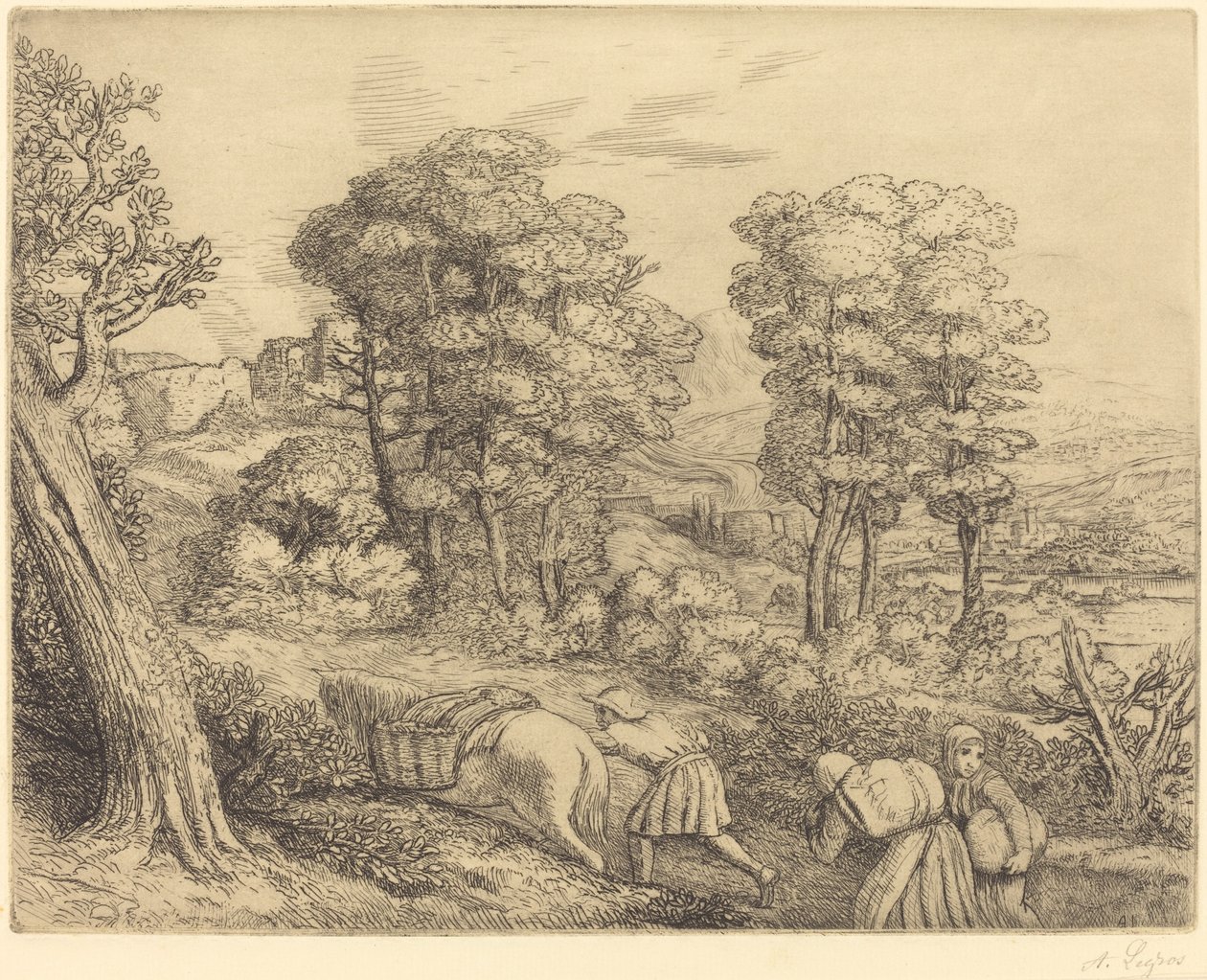 Regreso a la granja de Alphonse Legros