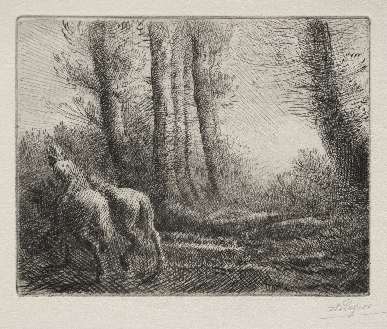 Regresando de labrar la tierra de Alphonse Legros