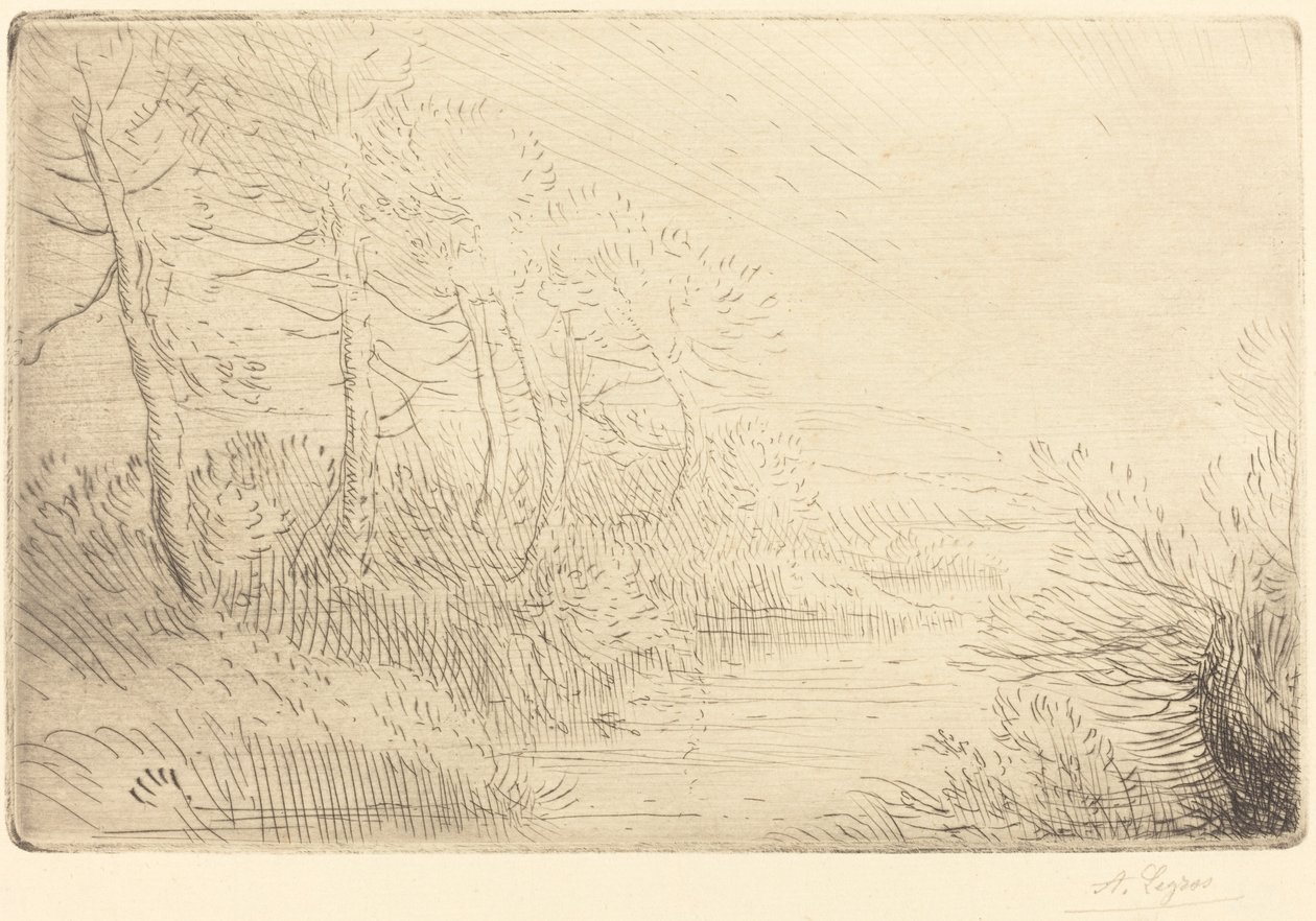 Ribera del río de Alphonse Legros