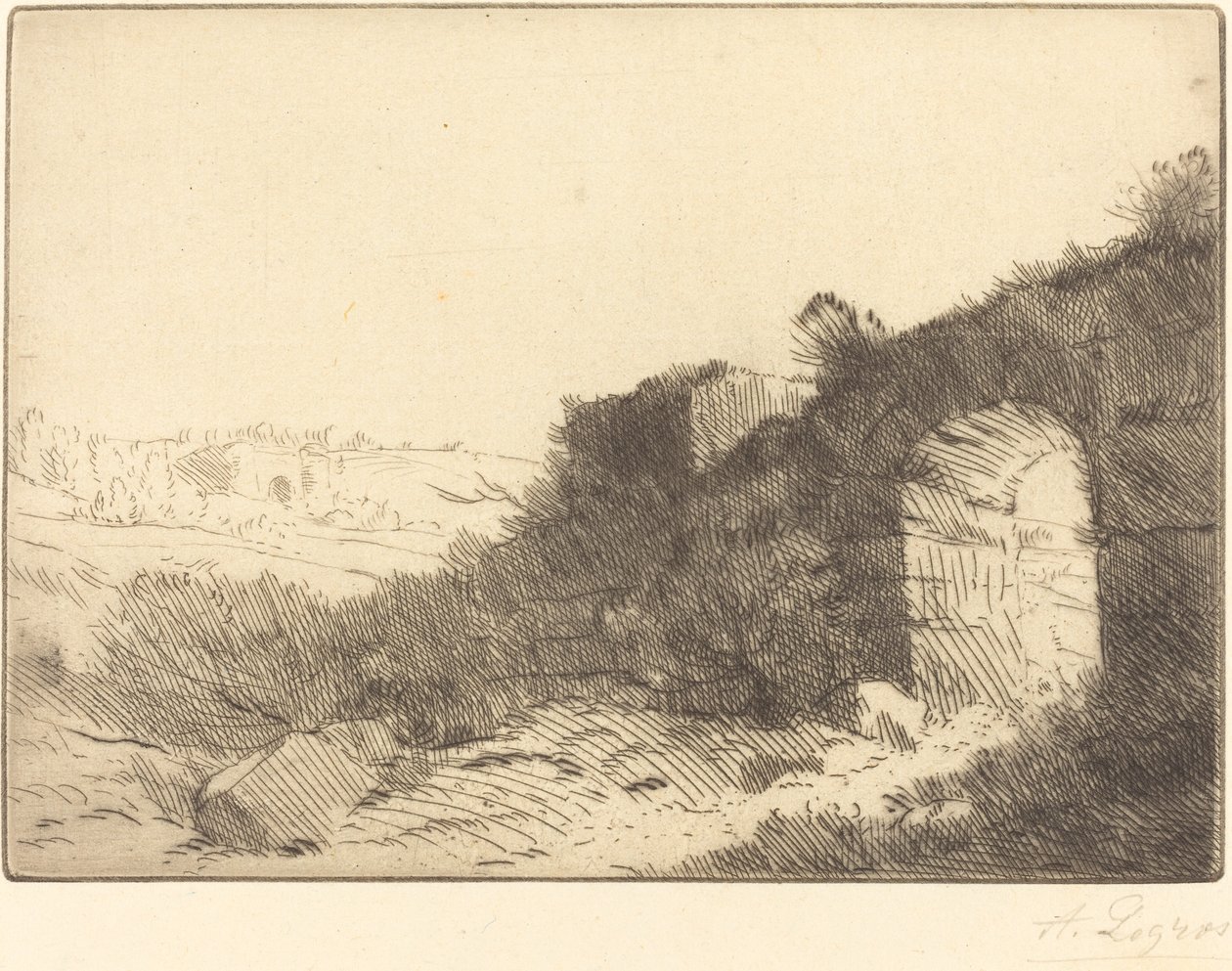Ruina Romana de Alphonse Legros