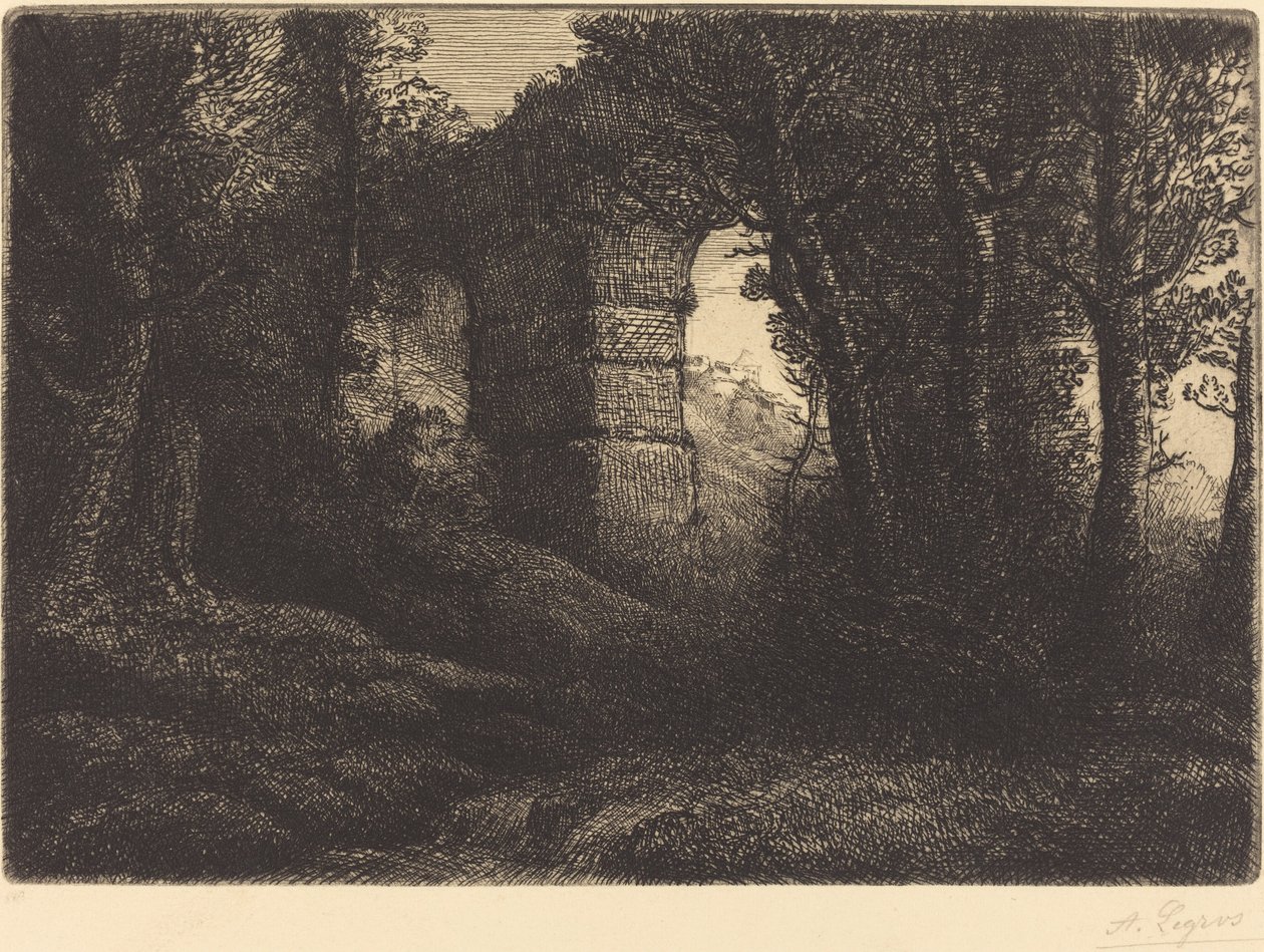 Ruinas de un Antiguo Acueducto de Alphonse Legros
