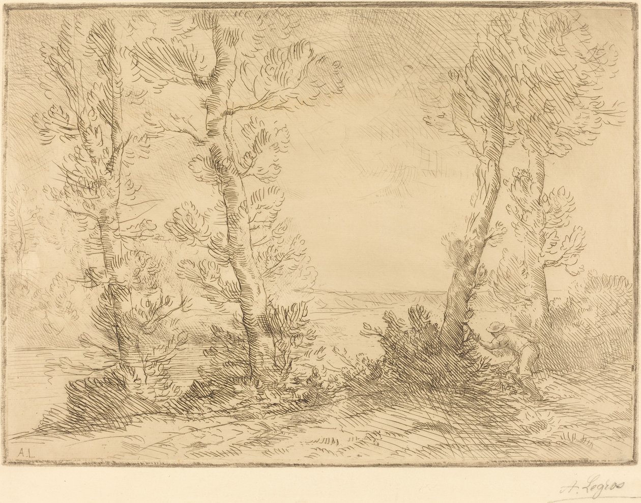 Pescador de salmón de Alphonse Legros