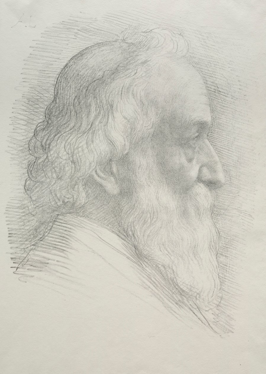 Autorretrato 10ª Placa de Alphonse Legros