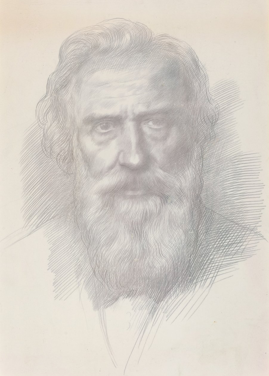 Autorretrato, c. 1895 de Alphonse Legros