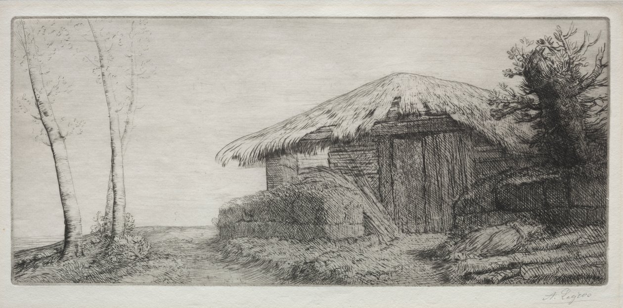 Redil en la colina de Alphonse Legros