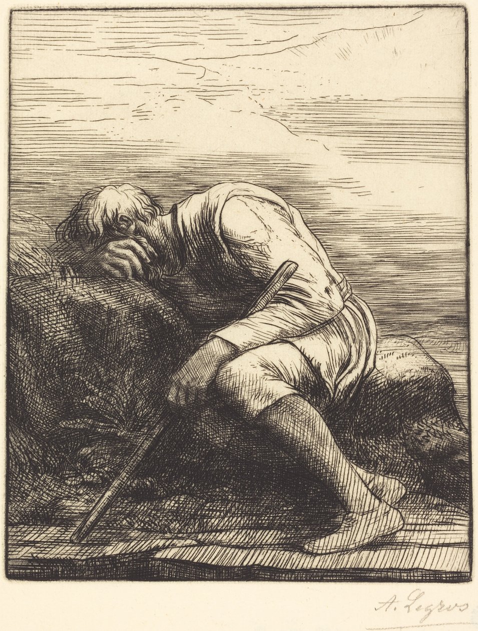 Simbad el Marinero (Sinbad le marin) de Alphonse Legros