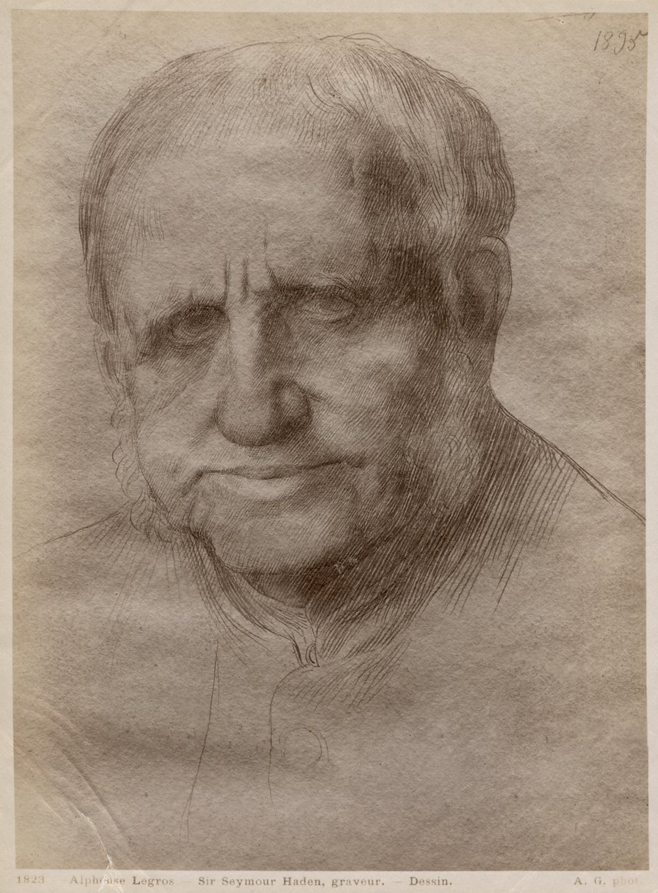 Sir Francis Seymour Haden, grabador, 1895 de Alphonse Legros