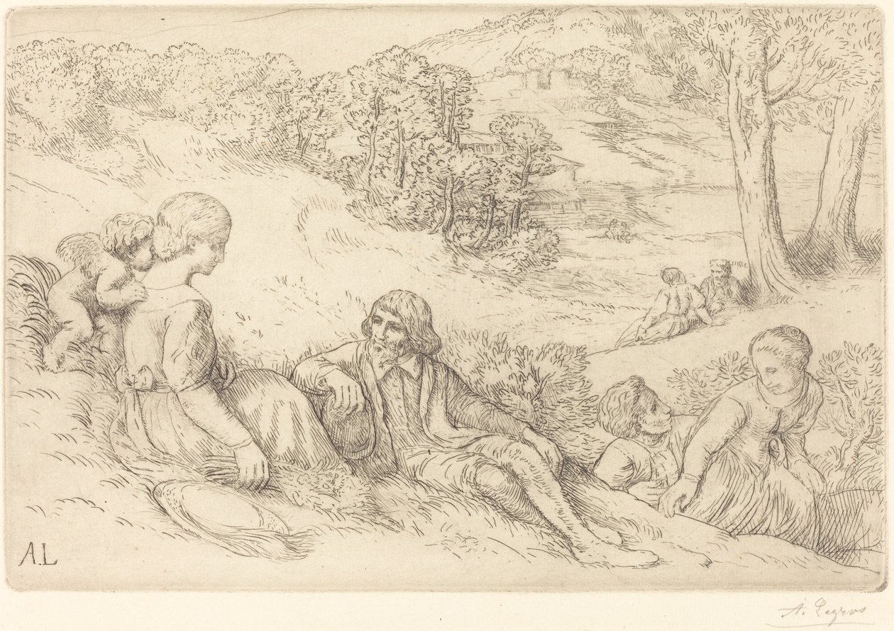 Primavera (Le printemps) de Alphonse Legros