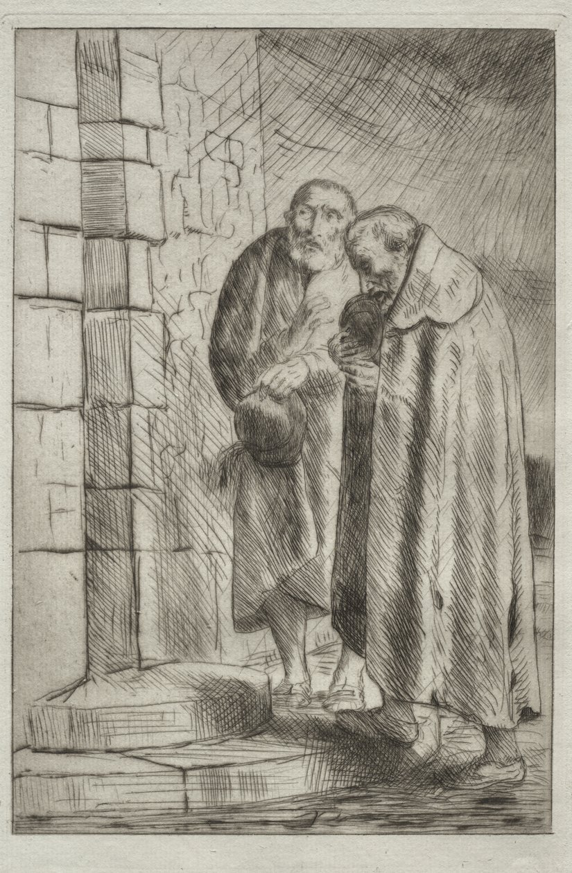 San Pedro y San Pablo en la puerta del Sr. Richard de Alphonse Legros