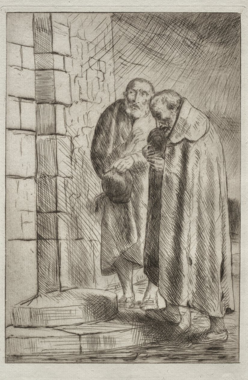 San Pedro y San Pablo en la puerta del Sr. Richard de Alphonse Legros