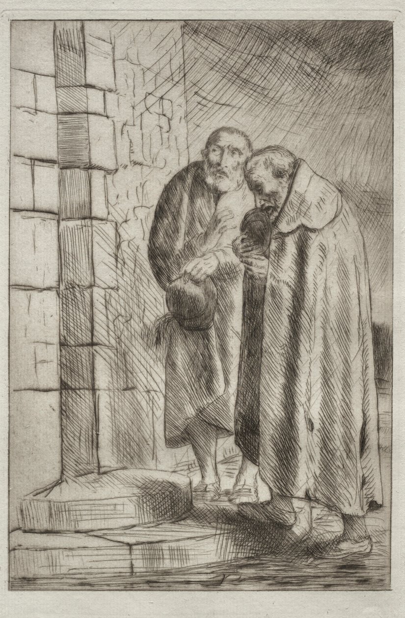 San Pedro y San Pablo a la puerta de M. Richard de Alphonse Legros