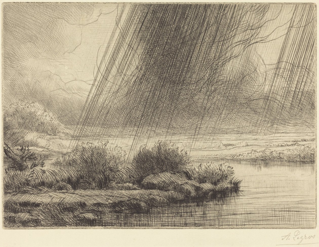 Storm (Una tormenta) de Alphonse Legros