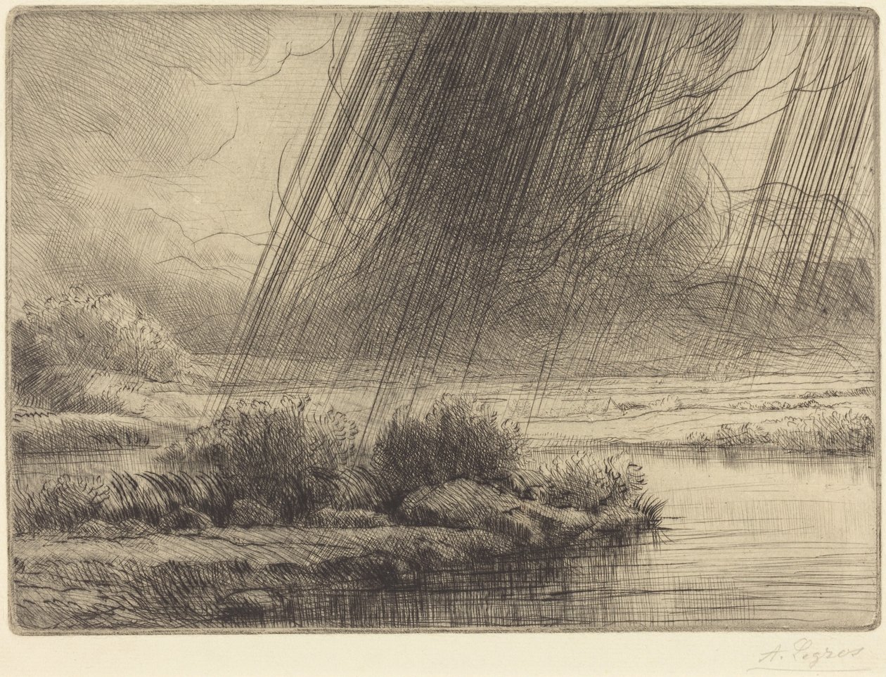 Storm (Una tormenta) de Alphonse Legros