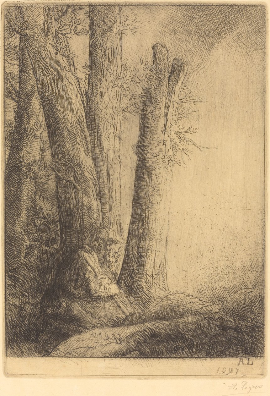 Estudio para el Hijo Pródigo de Alphonse Legros