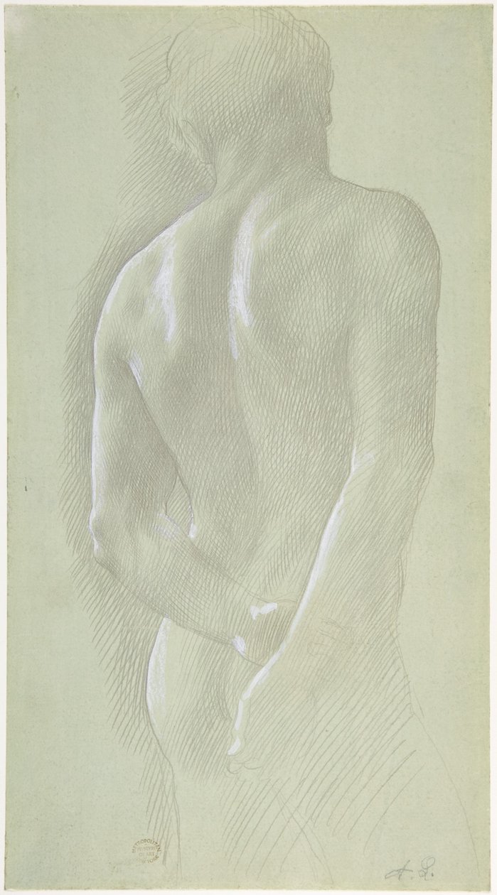 Estudio de una figura de Alphonse Legros