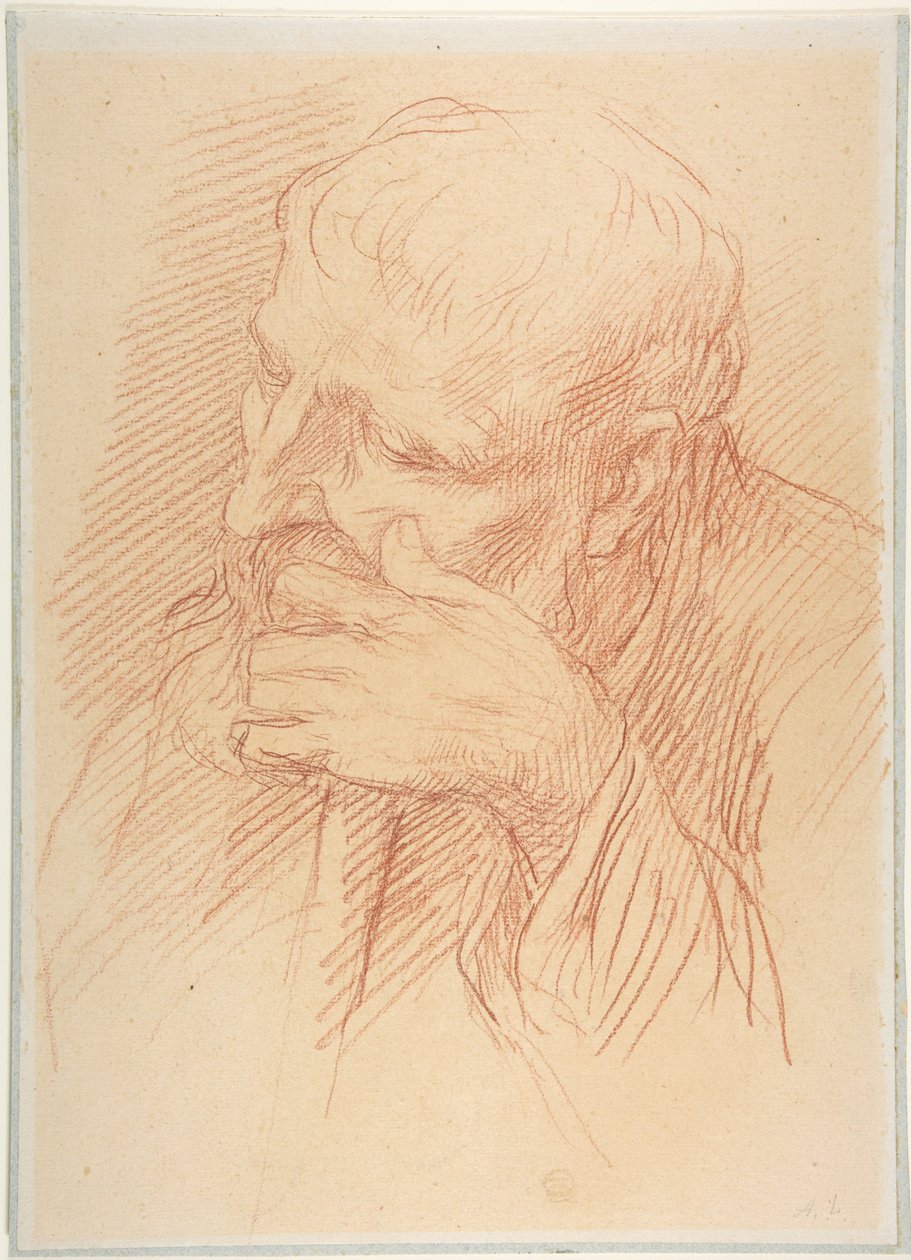 Estudio de una cabeza de Alphonse Legros