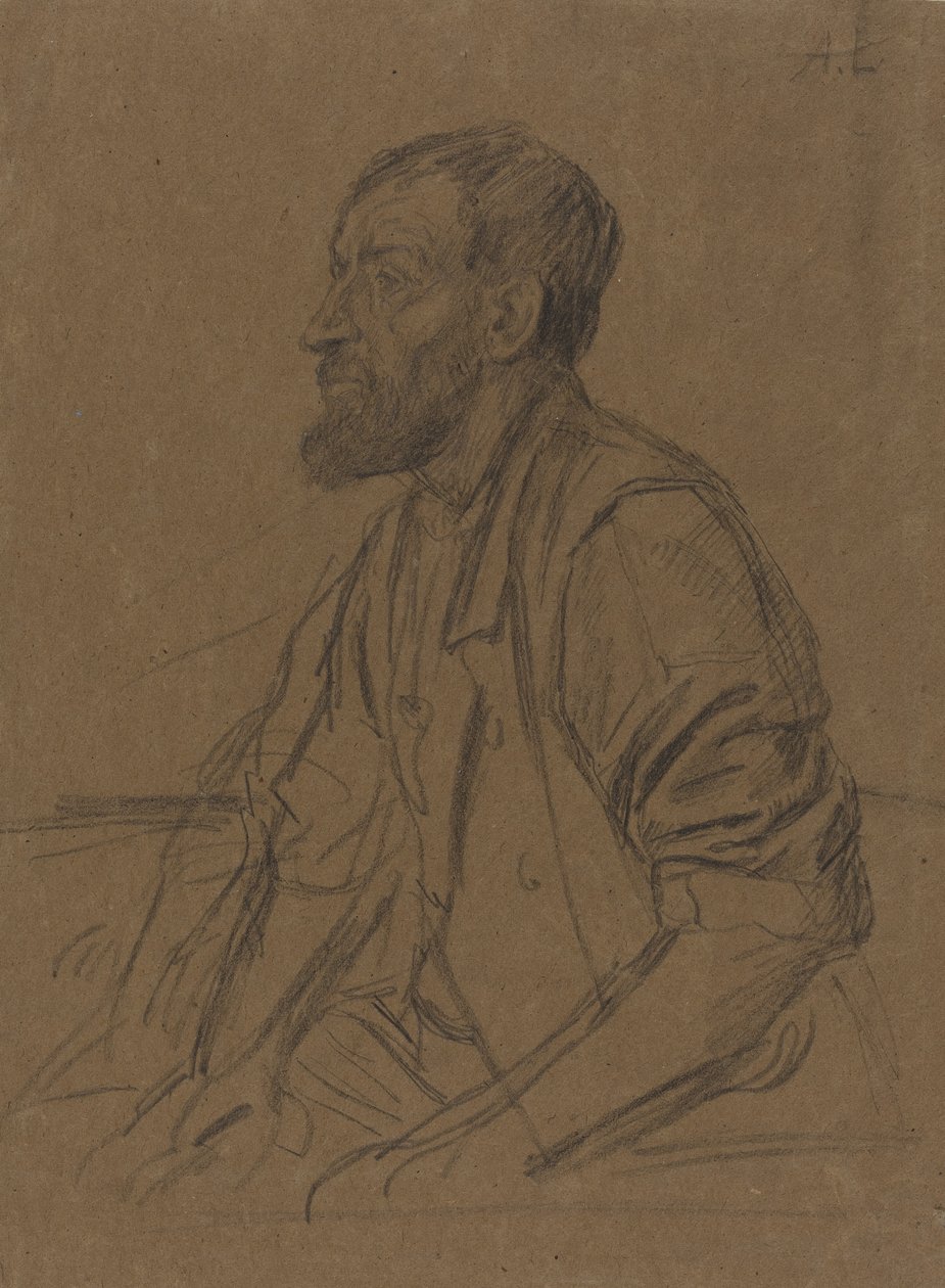 Estudio de un obrero de Alphonse Legros
