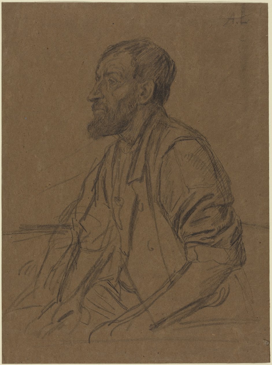 Estudio de un obrero de Alphonse Legros