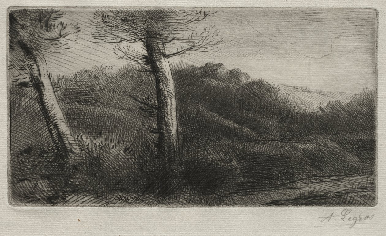 Puesta de sol de Alphonse Legros