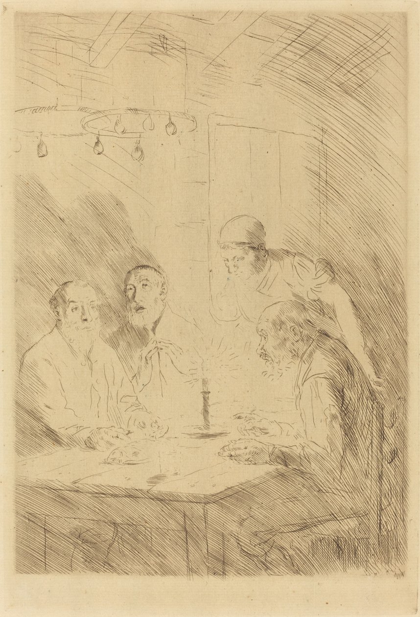 La cena de los pobres de Alphonse Legros