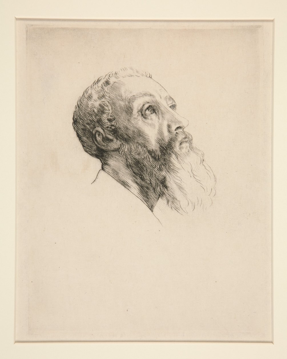 Cabeza de modelo de Alphonse Legros