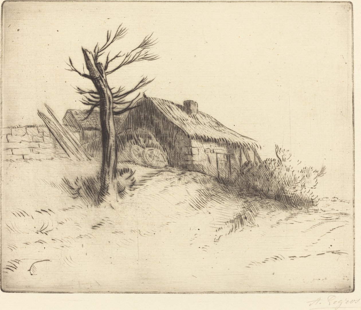 Cabaña de paja de Alphonse Legros