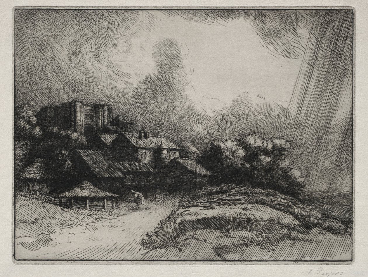 La granja de la abadía de Alphonse Legros