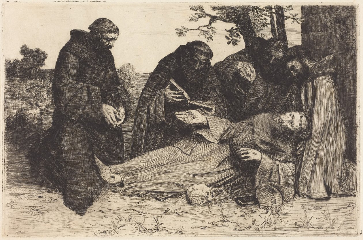 La muerte de san Francisco de Alphonse Legros