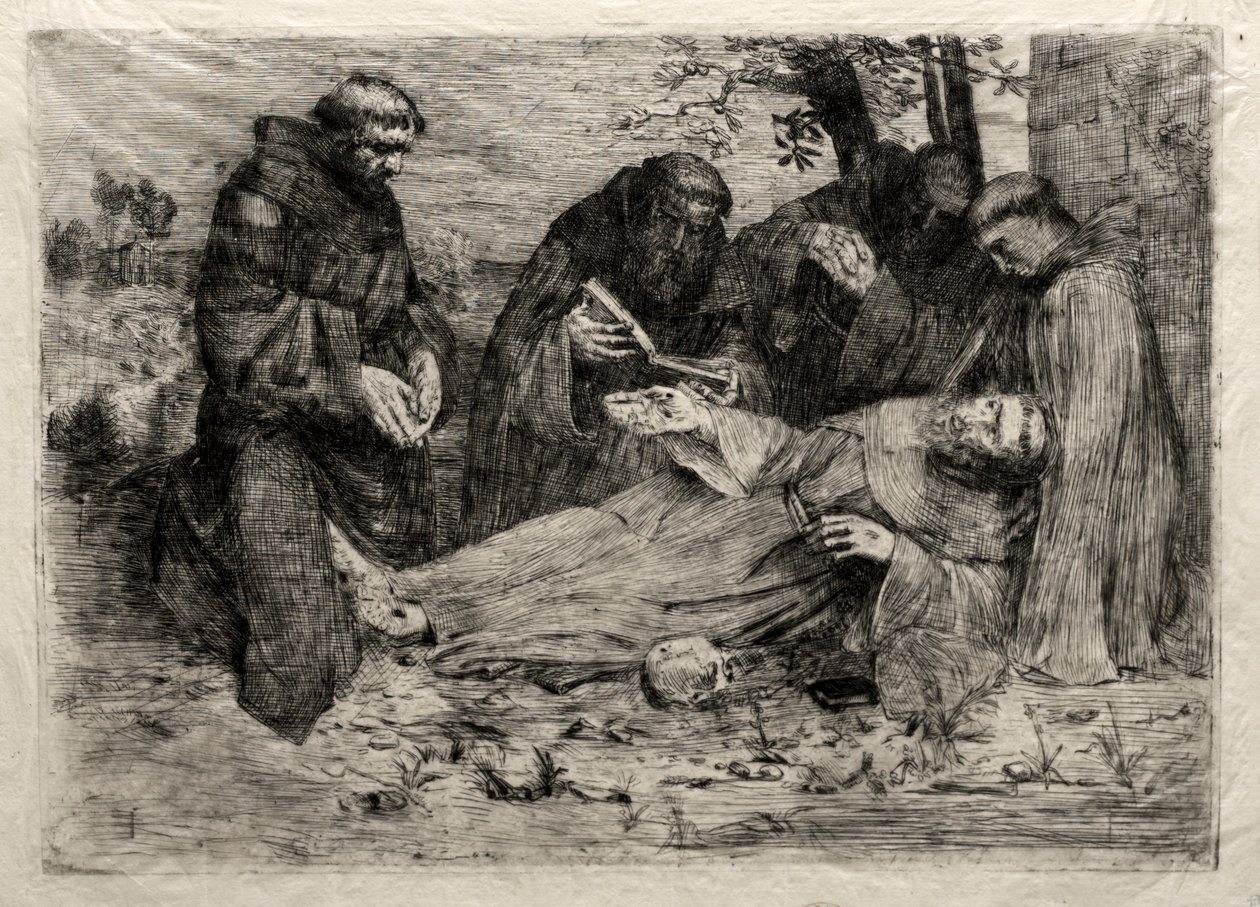 La muerte de San Francisco de Alphonse Legros