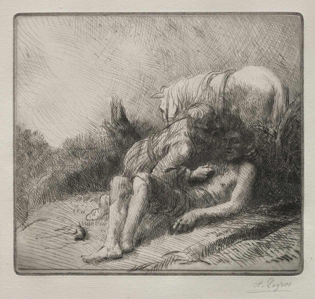 El buen samaritano de Alphonse Legros