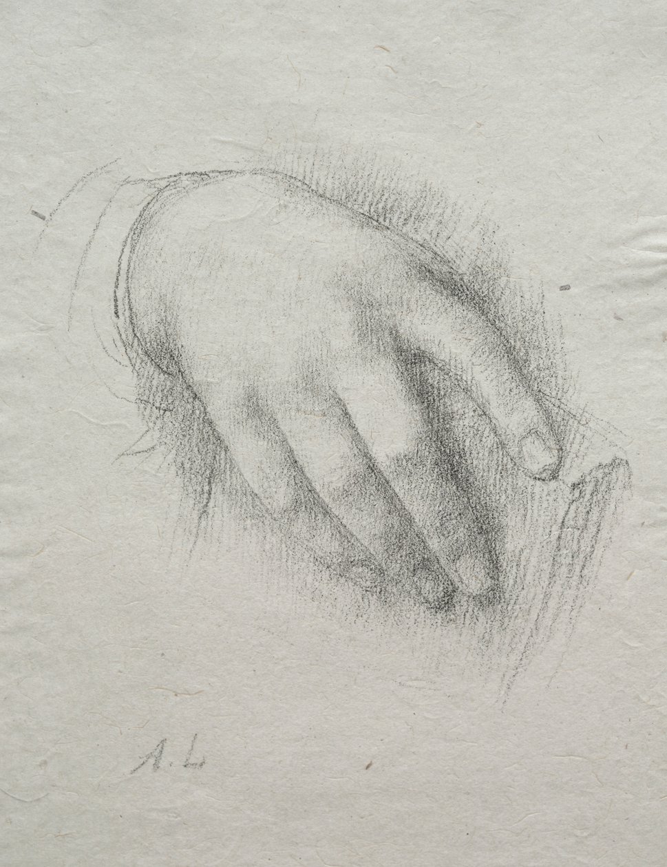La mano de Nora E. Legros de Alphonse Legros