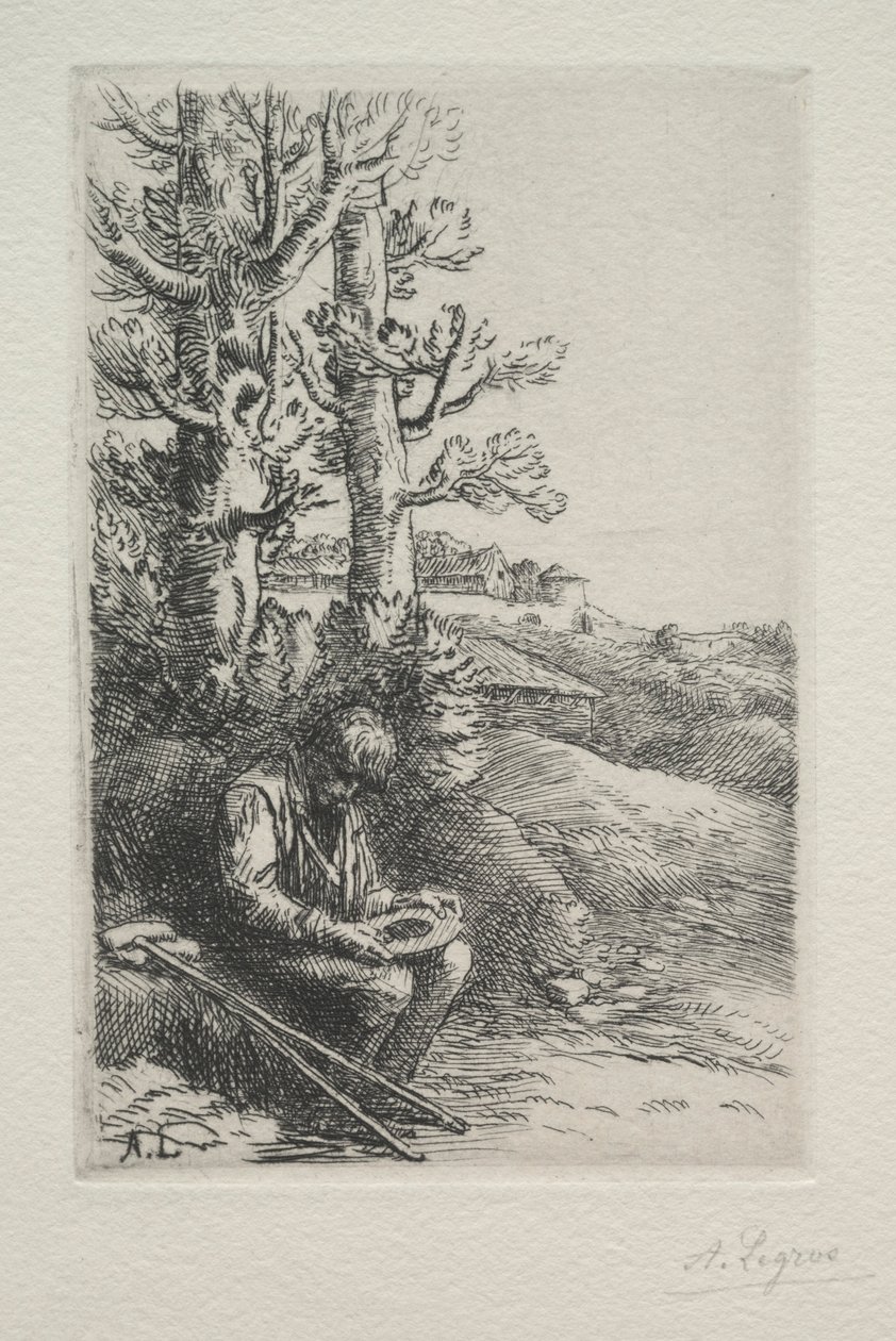 El pequeño mendigo de Alphonse Legros