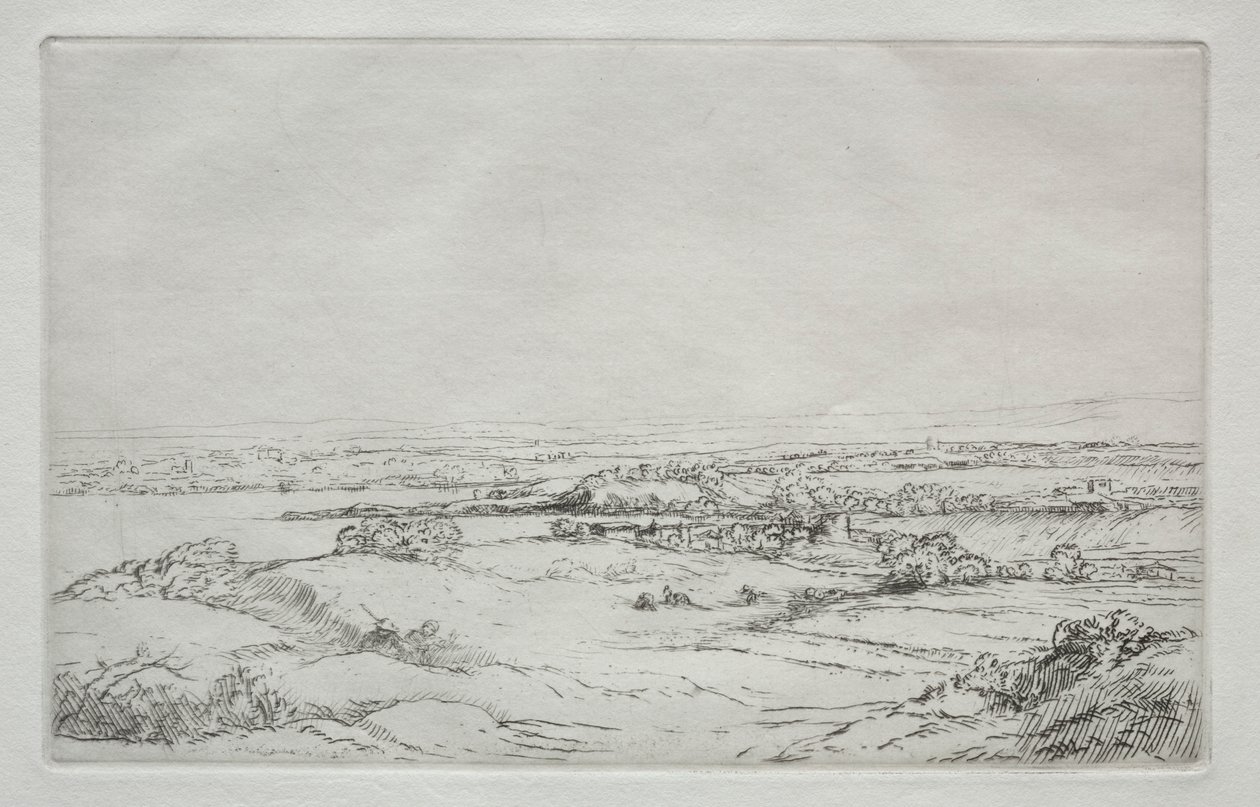 El prado cerca del lago La Plaine Près Du Lac de Alphonse Legros