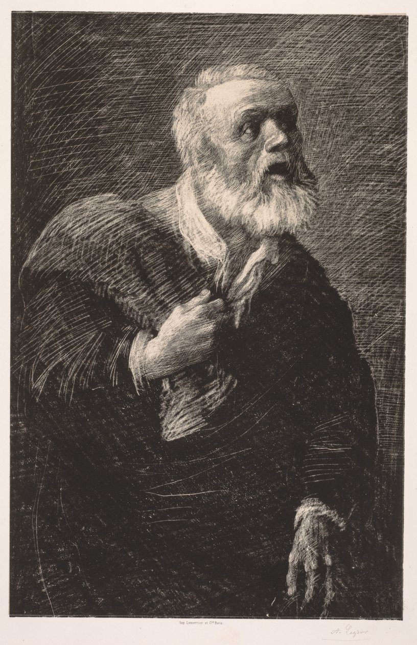 El pregonero nocturno de Alphonse Legros