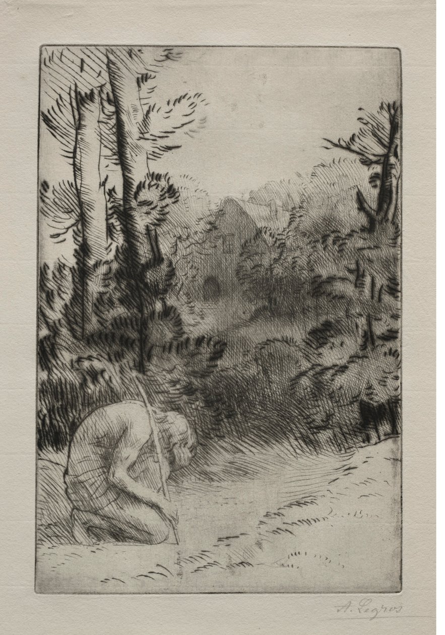 El hijo pródigo 2ª placa de Alphonse Legros