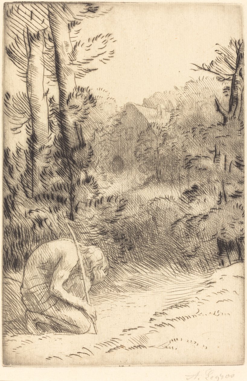 El hijo pródigo, 2ª placa de Alphonse Legros