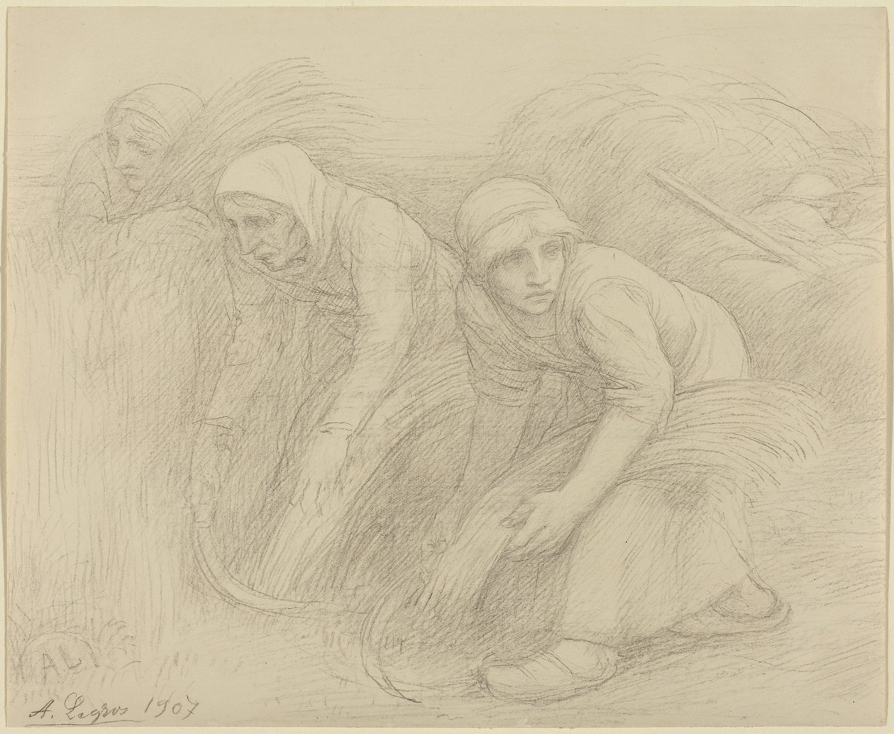 Los segadores de Alphonse Legros