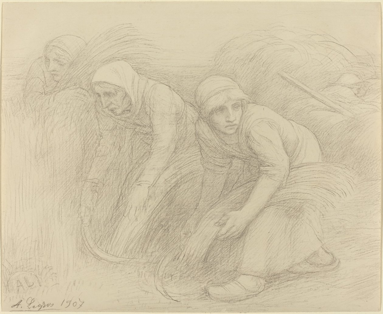 Los segadores, 1907 de Alphonse Legros