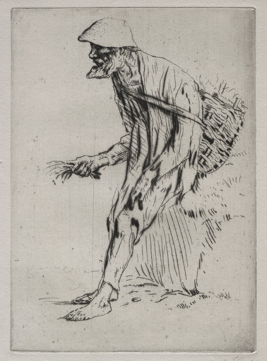 El vendedor de pimpinelas rojas de Alphonse Legros