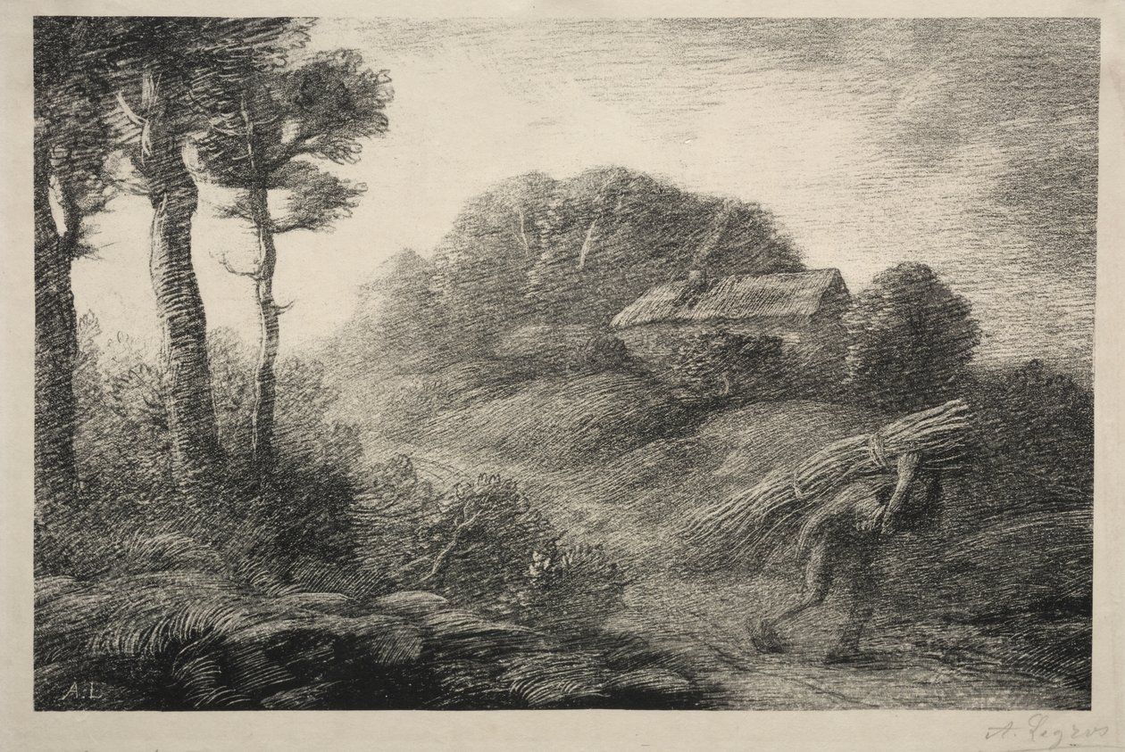 El regreso del recolector de leña (segunda versión) de Alphonse Legros