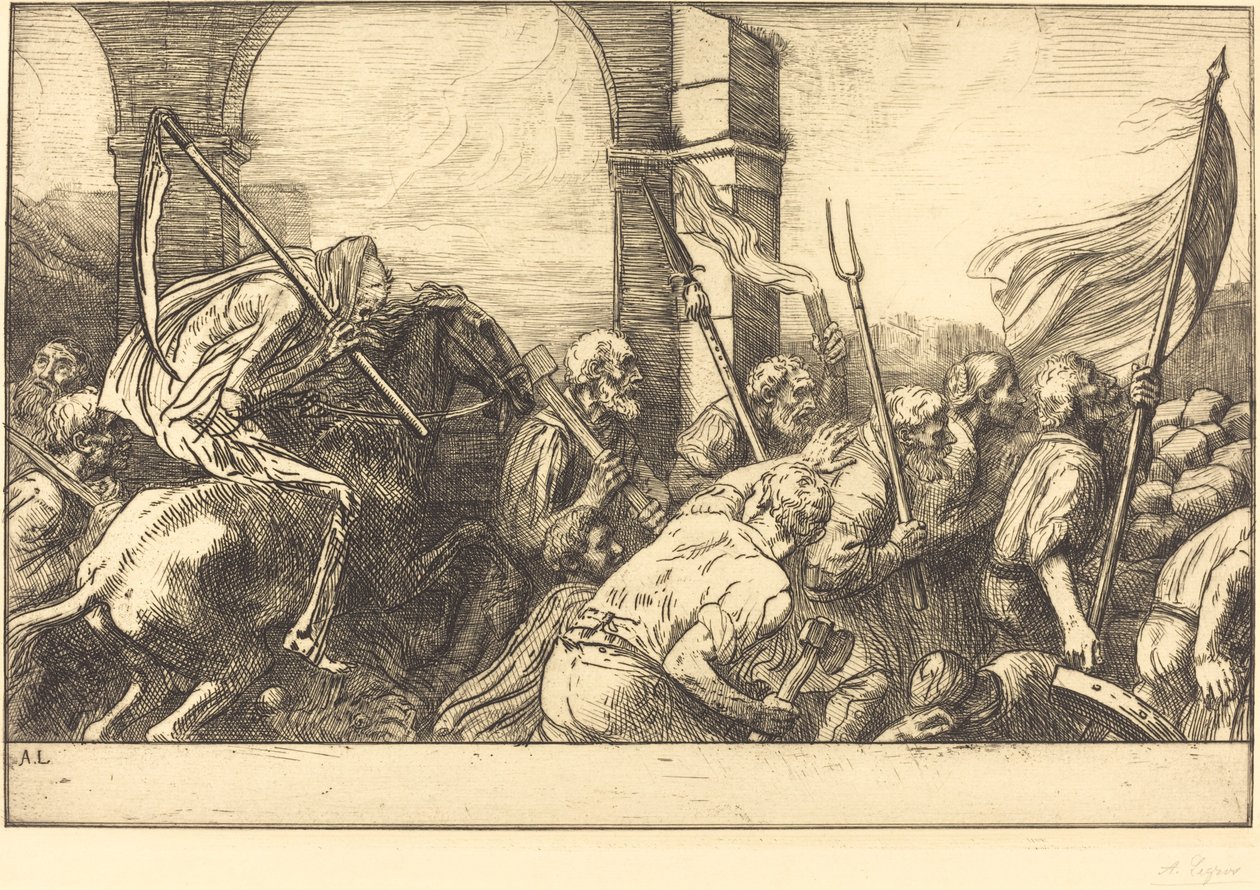 El Triunfo de la Muerte: La Partida de Alphonse Legros