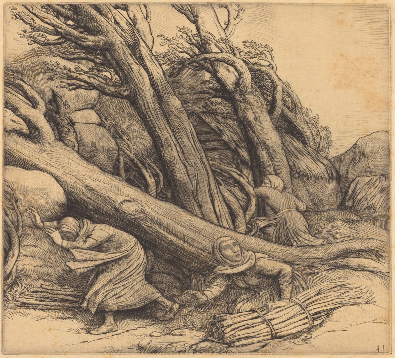 Tornado (El tifón) de Alphonse Legros