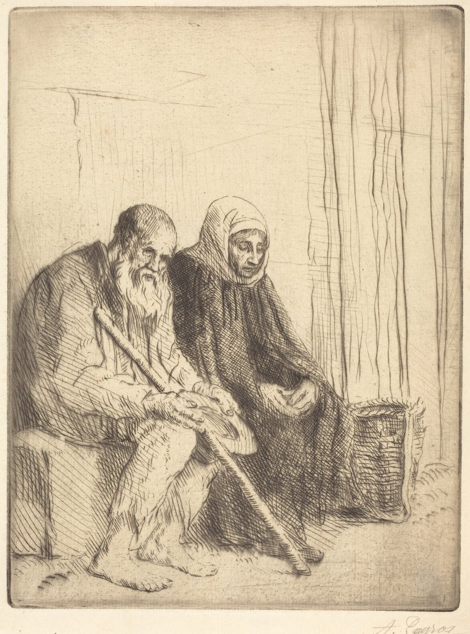 Dos mendigos de Alphonse Legros