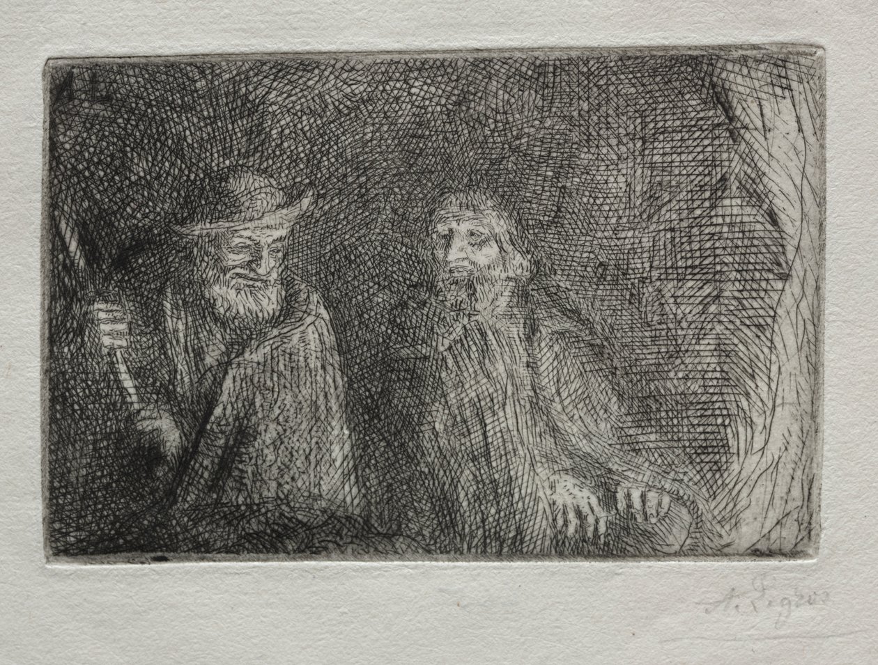 Dos pastores de Alphonse Legros