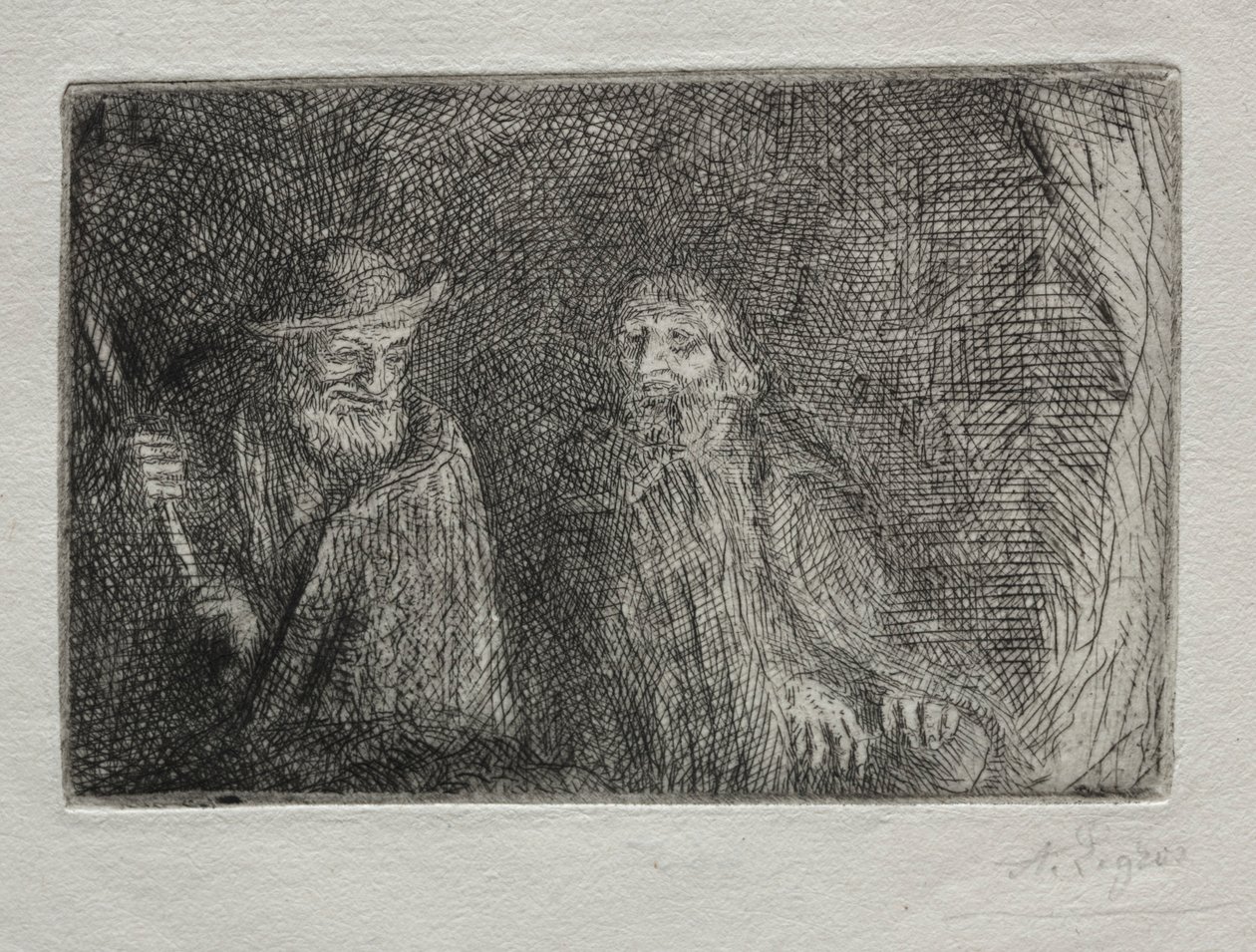 Dos pastores de Alphonse Legros