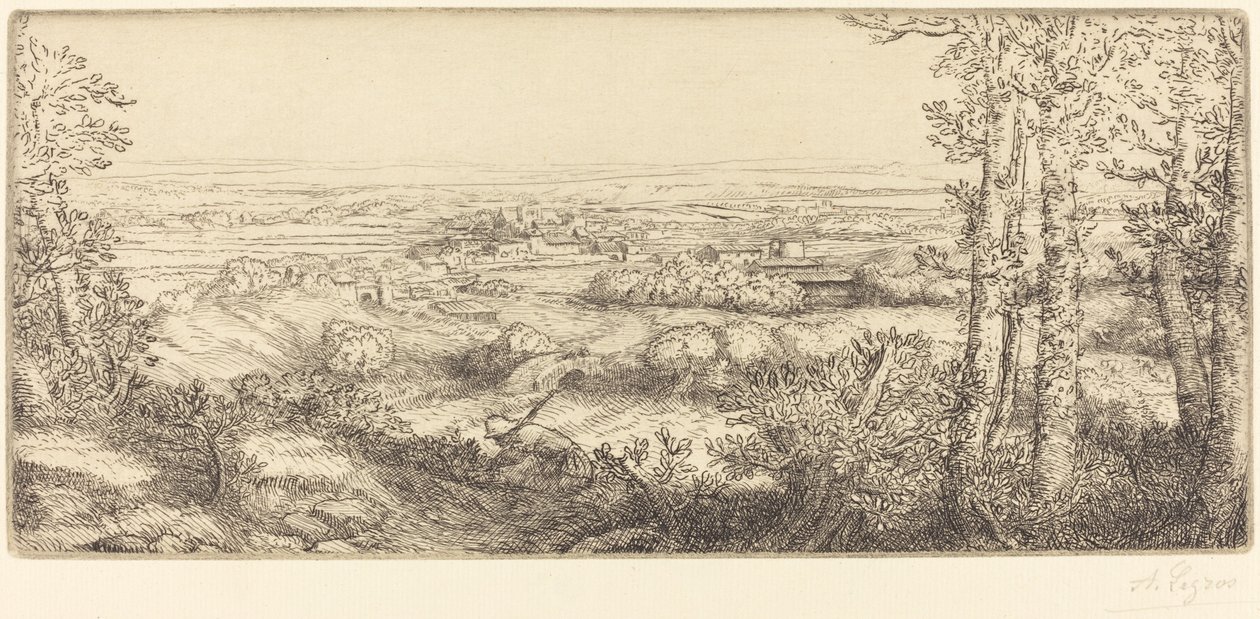 Valle en Borgoña de Alphonse Legros
