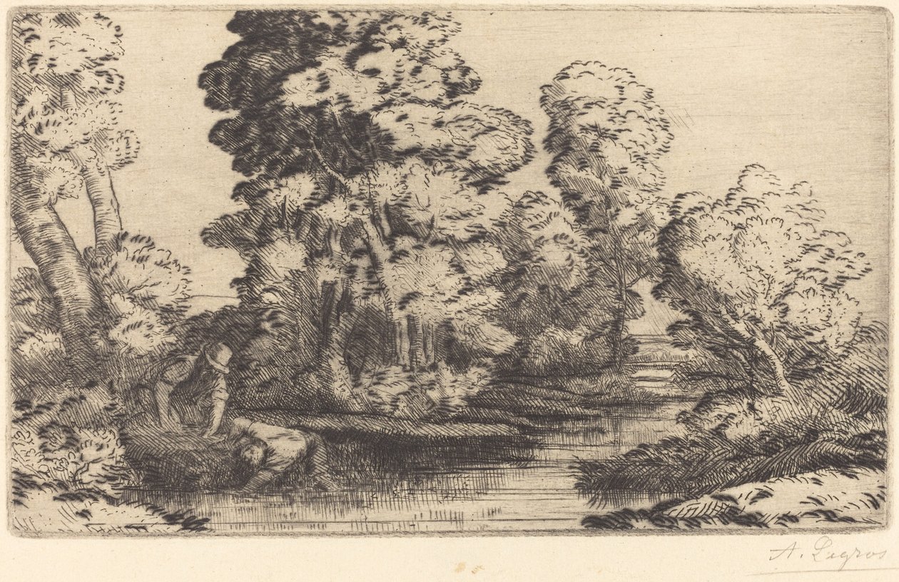 Valle en Borgoña de Alphonse Legros