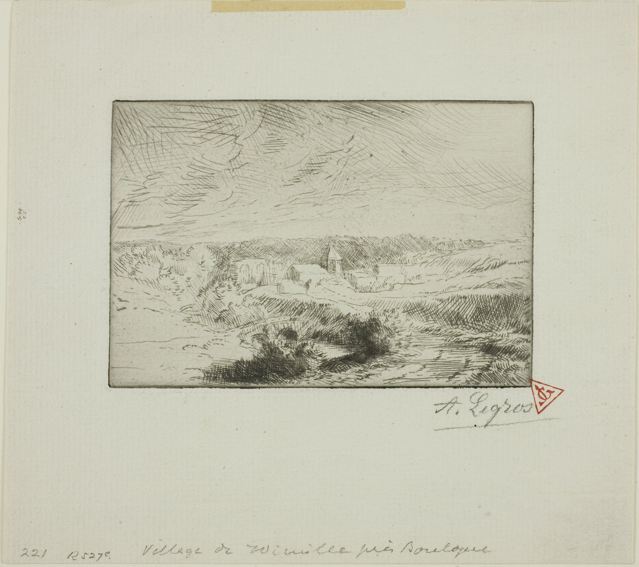 Pueblo de Wimille, Cerca de Boulogne de Alphonse Legros