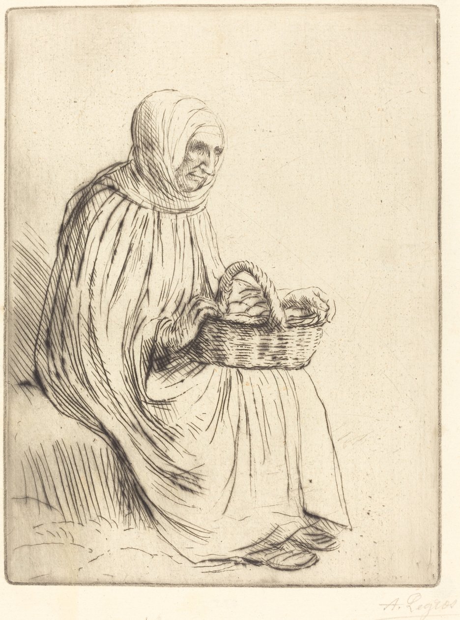 Mujer del Mercado de Alphonse Legros